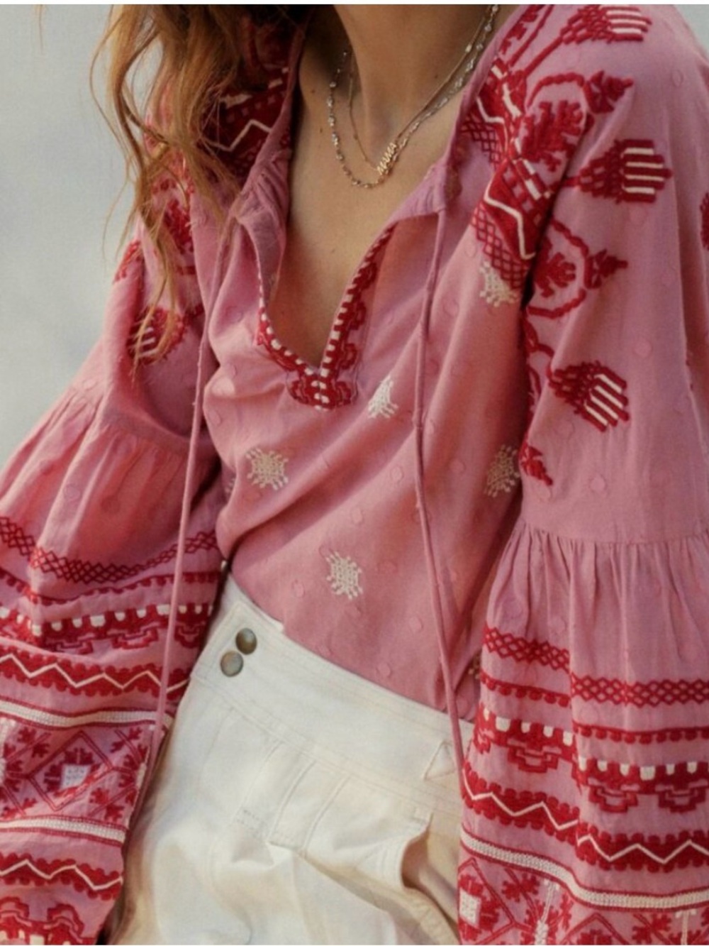 NEW Anthropologie Seen Worn Kept Layla  Blouse Size 6